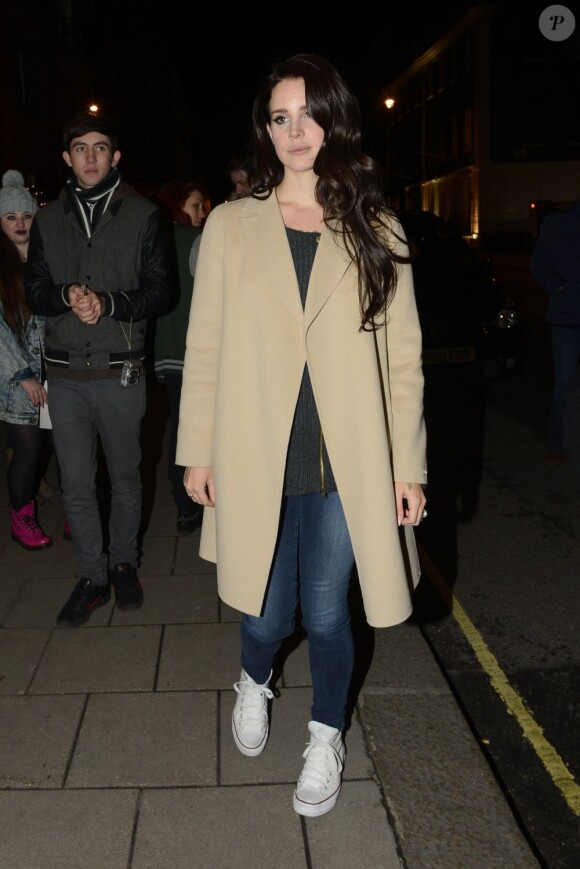 Lana Del Rey à Londres, le 27 Novembre 2012.