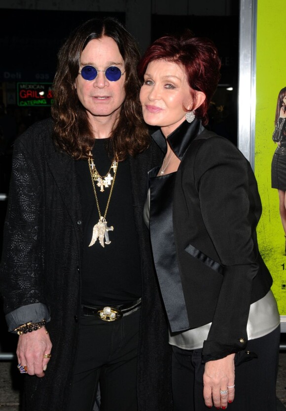 Ozzy Osbourne et Sharon Osbourne le 1er octobre 2012 à Los Angeles.