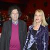 Laure Adler à la cérémonie du 1er prix Françoise Giroud décerné au MK2 Bibliothèque à Marion Van Renterghem pour le Prix du Portrait et à Bushra Al-Maqtary pour le Prix Nouvelle Vague, à Paris, le 17 janvier 2013.