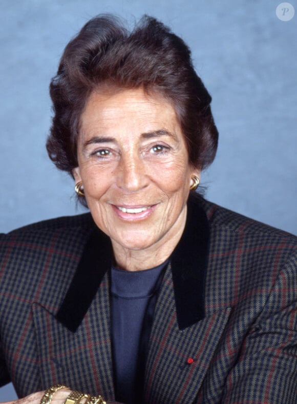 Françoise Giroud, photo d'archive de 1980.