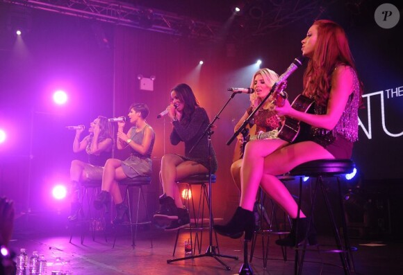 Les filles de The Saturdays, en concert à New York, le 17 janvier 2013.