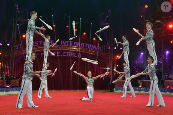 Le 37e Festival international du Cirque de Monte-Carlo le 18 janvier 2013