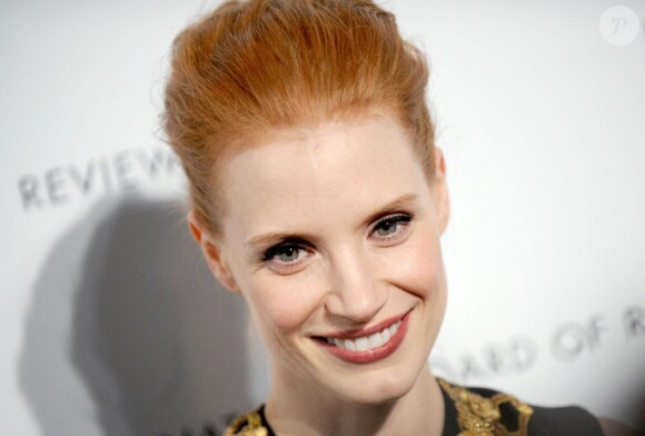 Jessica Chastain lors du gala National Board Of Review, le 8 janvier 2013.