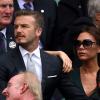 David Beckham et Victoria Beckham à Londres le 8 juillet 2012.