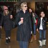 Exclu - Jane Lynch, sa femme Lara Embry et la fille de Lara se rendent au festival du film de Sundance, le 19 janvier 2013.