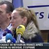 Florence Cassez revenue en France lors de sa conférenc de presse aux côtés de Laurent Fabius, jeudi 24 janvier 2013