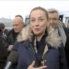 Florence Cassez remercie les Français lors de son arrivée à Paris, le 24 janvier 2013