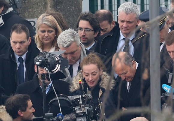 Arrivée de Florence Cassez, libre après sept ans de prison au Mexique, sur le territoire français à Roissy, le 24 janvier 2013