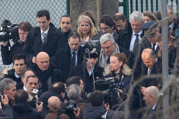 Arrivée de Florence Cassez, libre après sept ans de prison au Mexique, sur le territoire français à Roissy, le 24 janvier 2013