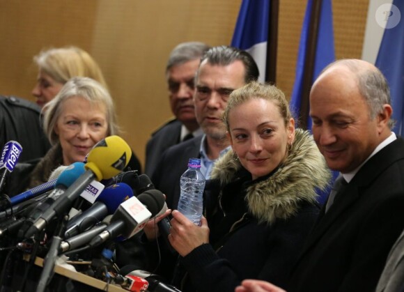 Florence Cassez donne sa toute première conférence de presse après avoir atterri à Paris, le 24 janvier 2013
