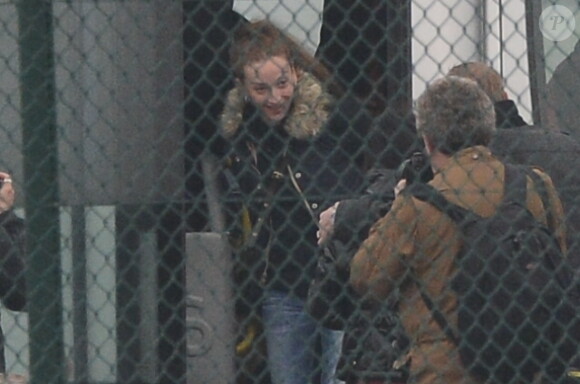 Florence Cassez arrive sur le sol français après avoir été emprisonnée sept ans au Mexique, le 24 janvier 2013