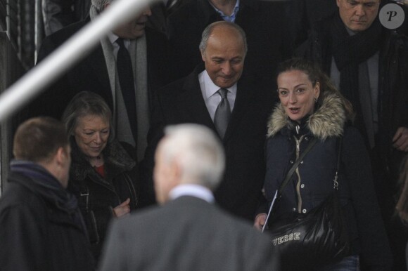 L'arrivée de Florence Cassez sur le sol français à Roissy, le 24 janvier 2013. Elle a été accueillie par Laurent Fabius, ses proches et son avocat Franck Berton.