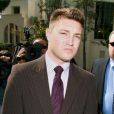 L'acteur Lane Garrison arrive avec son avocat à la cour de justice de Los Angeles, le 8 mars 2007.