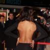 Shy'm en transparence lors des 14e NRJ Music Awards, à Cannes, le 26 janvier 2013
