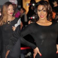 Shy'm - Rihanna: Qui montre le mieux son corps sous sa robe noire transparente ?