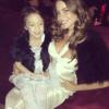 Sofia Vergara et la petite Aubrey Anderson-Emmons. L'actrice a posté sur le réseau social Who Say des photos de la soirée des SAG Awards, le 27 janvier 2013 à Los Angeles.