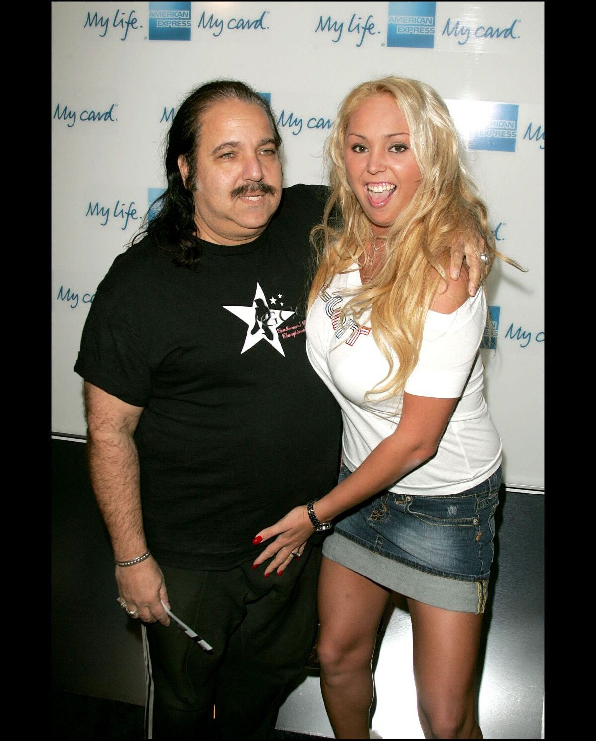 Photo : Ron Jeremy et Mary Cary à Los Angeles, le 10 février 2005. -  Purepeople