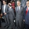Le prince Albert II de Monaco prenait part avec le prince héritier Philippe de Belgique, le 31 janvier 2013 à Namur, au 1er Congrès interdisciplinaire du Développement Durable - "Quelle transition pour nos sociétés ?".