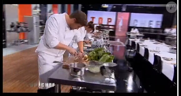 Les cuisiniers en action dans Top Chef 4 sur M6