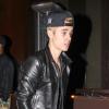 Le jeune Justin Bieber quitte le restaurant Crustacean à Beverly Hills, le 2 février 2013.