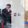 Exclusif : Nicolas Sarkozy, son épouse Carla et son fils Aurélien faisant du shopping chez Longchamp à NY le 2 février 2013.