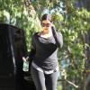 Kim Kardashian a rendu visite à son avocate à Beverly Hills, le 3 février 2013.