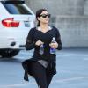Kim Kardashian est allée à un cours de gym tôt dans la matinée du 4 février 2013 à Los Angeles. Elle portait la même tenue que la veille ce qui n'est pas dans son habitude.