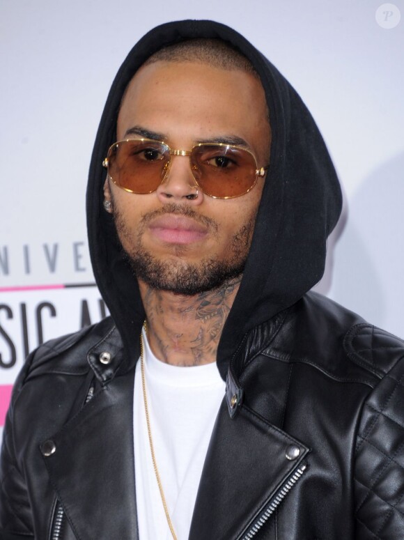 Chris Brown lors des American Music Awards à Los Angeles, le 18 novembre 2012.