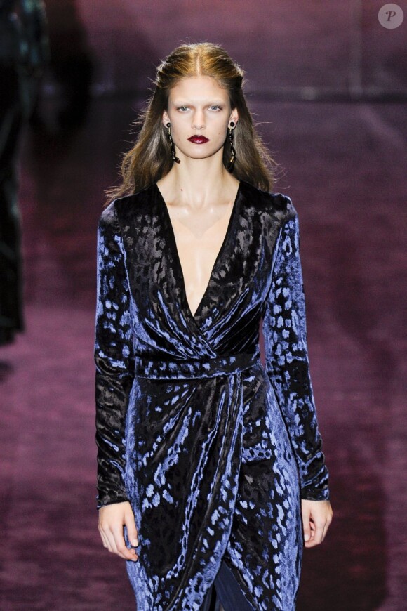 Défilé Gucci automne-hiver 2012-2013 à Milan. Le 22 février 2012.