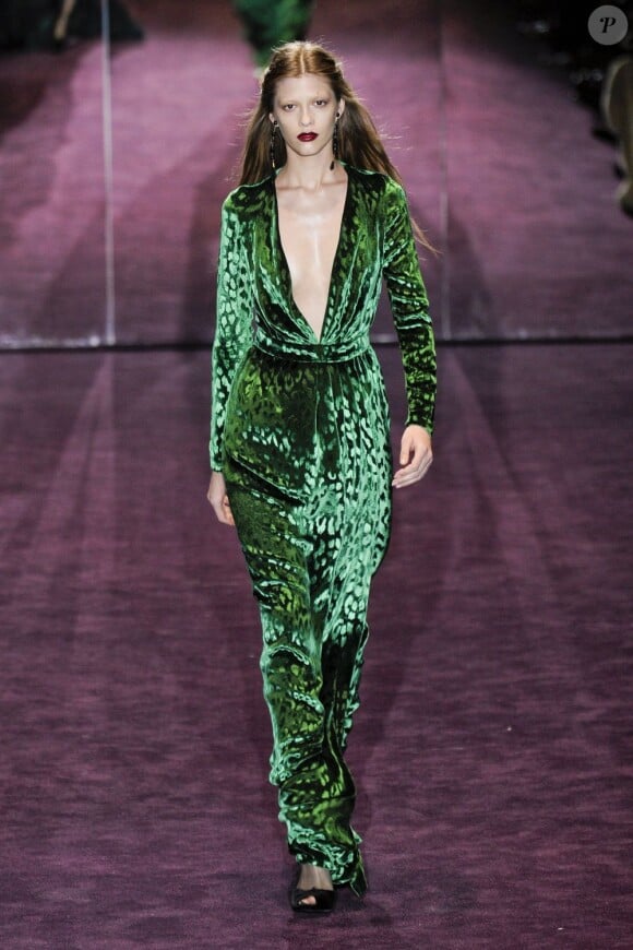 Défilé Gucci automne-hiver 2012-2013 à Milan. Le 22 février 2012.