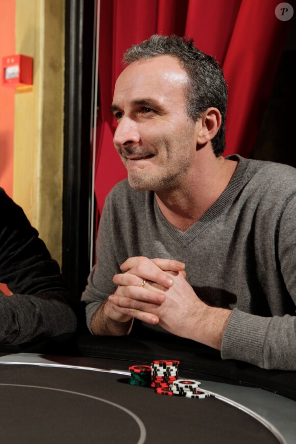 Pascal Sellem lors d'un tournoi de pokerà Deauville, le vendredi 1er février 2013