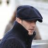 David Beckham, discret dans les rues de Londres. Le 6 février 2013.