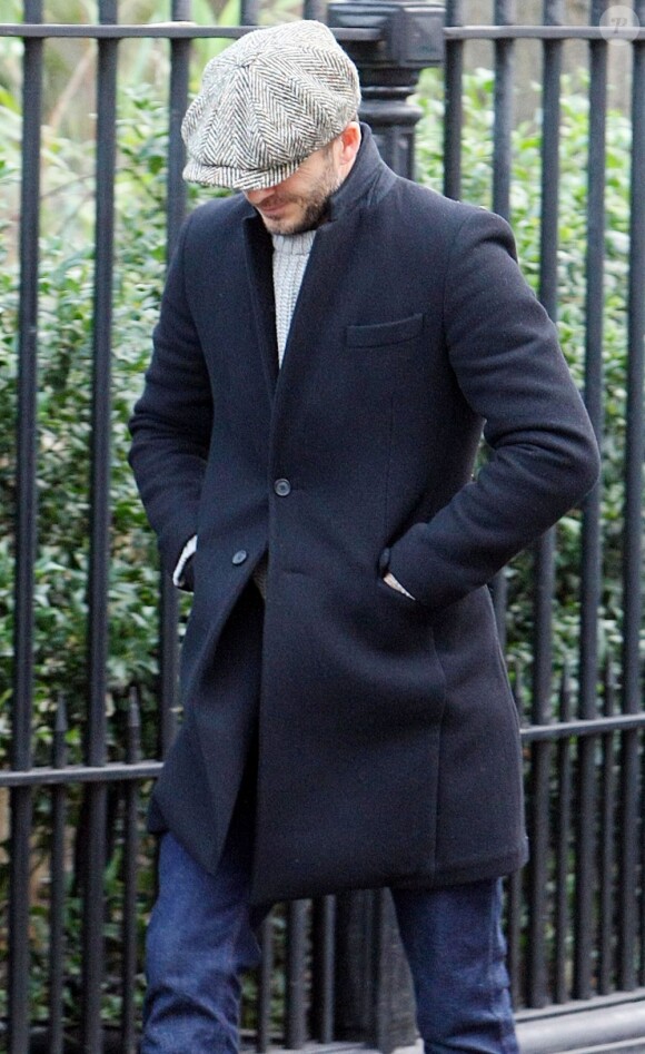 David Beckham à Londres, le 4 février 2013.