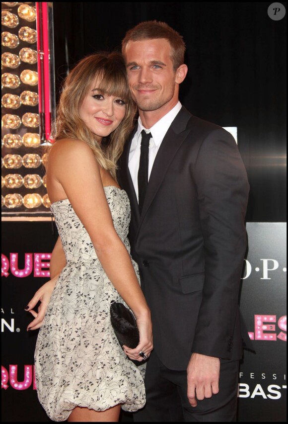 Cam Gigandet et Dominique Geisendorff à la première de Burlesque, à Los Angeles, le 15 novembre 2010.