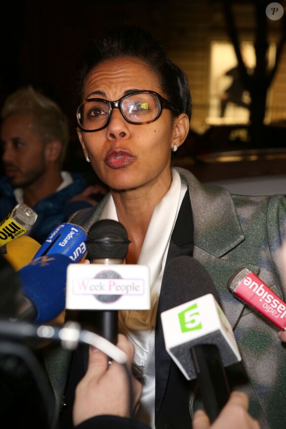 Audrey Pulvar à Paris, le 27 Janvier 2013.