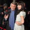 Nolwenn Leroy et Salvatore Adamo arrivent à l'enregistrement de l'émission Champs Élysées au studio Gabriel à Paris le 7 février 2013.