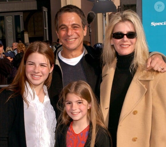 Tony Danza et sa femme Tracy Robinson et leurs filles en 2002.