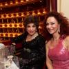 Gina Lollobrigida et Christina Lugner à la 57e édition du Bal de l'Opéra à Vienne, le 7 février 2013.