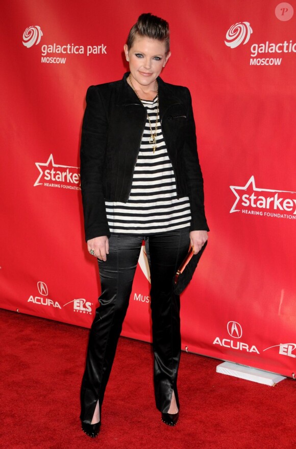 Natalie Maines au gala MusiCares qui honorait Bruce Springsteen à Los Angeles, le 8 février 2012.