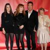 Bruce Springsteen, son épouse Patti Scialfa et leur fille Jessica au gala MusiCares qui honorait le rockeur à Los Angeles, le 8 février 2012.