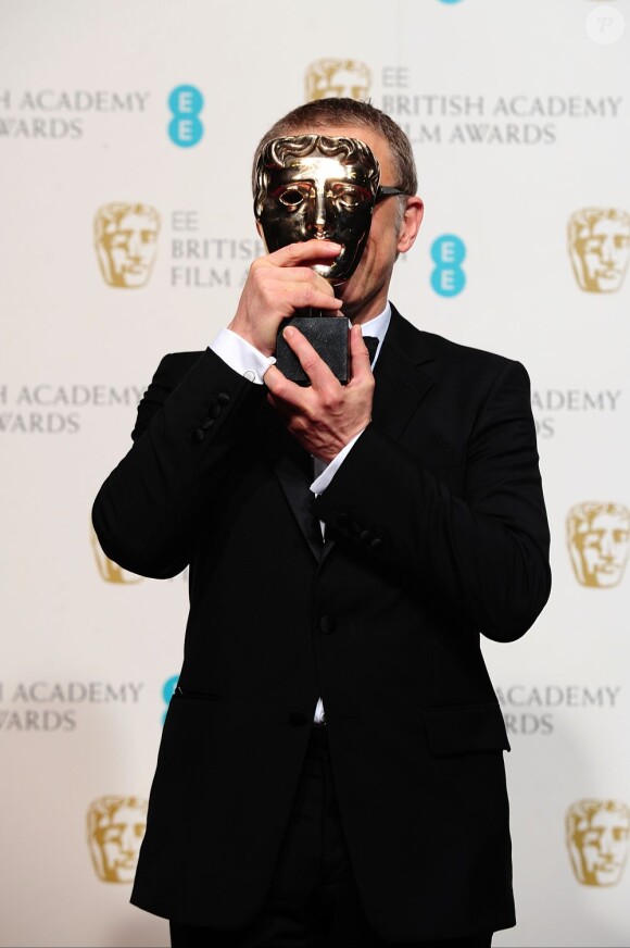 Christoph Waltz lors des BAFTA awards à Londres le 10 février 2013