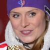 Tessa Worley reçoit sa médaille d'or après son triomphe en géant lors des championnats du monde le 14 février 2013 à Schladming en Autriche