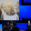 Alain Delon rend hommage à Romy Schneider lors des César 2008
