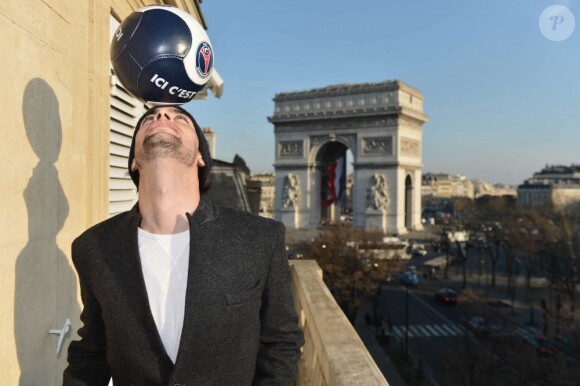 Javier Pastore et le ballon rond, histoire d'une vie, à Paris le 12 décembre 2012.