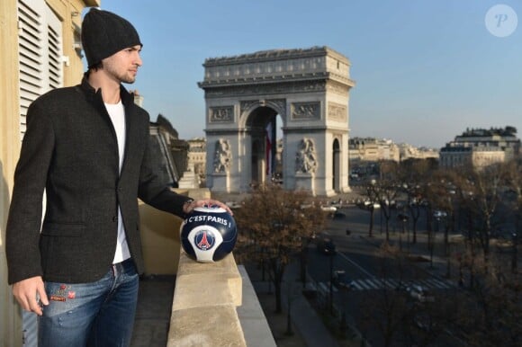 Javier Pastore fier d'être parisien. (Photo du 12 décembre 2012)