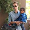 Charlize Theron emmène son fils Jackson à une gym pour enfants à West Hollywood, le 12 février 2013.