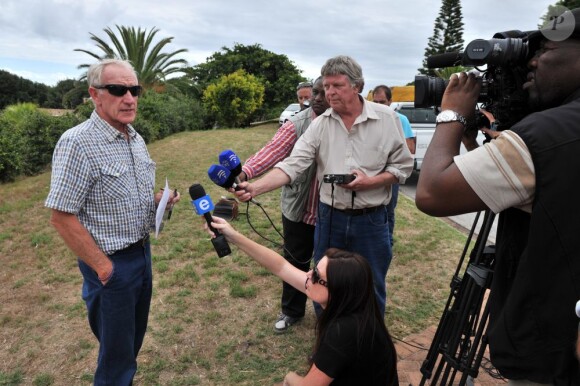 Michael Steenkamp, l'oncle de Reeva Steenkamp à Port Elizabeth, le 15 février 2013.