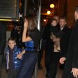 David Beckham, sa femme Victoria et leurs enfants Brooklyn, Romeo, Cruz et Harper sont arrivés lundi 18 février 2013 à la garde du Nord par l'Eurostar en provenance de Londres