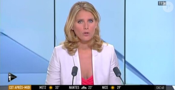 Laurie Milliat-Desorgher sur i-Télé en 2012. 