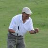 Barack Obama lors d'une partie de golf au Mid-Pacific Country Club de Kailua, à Hawaï le 28 décembre 2010